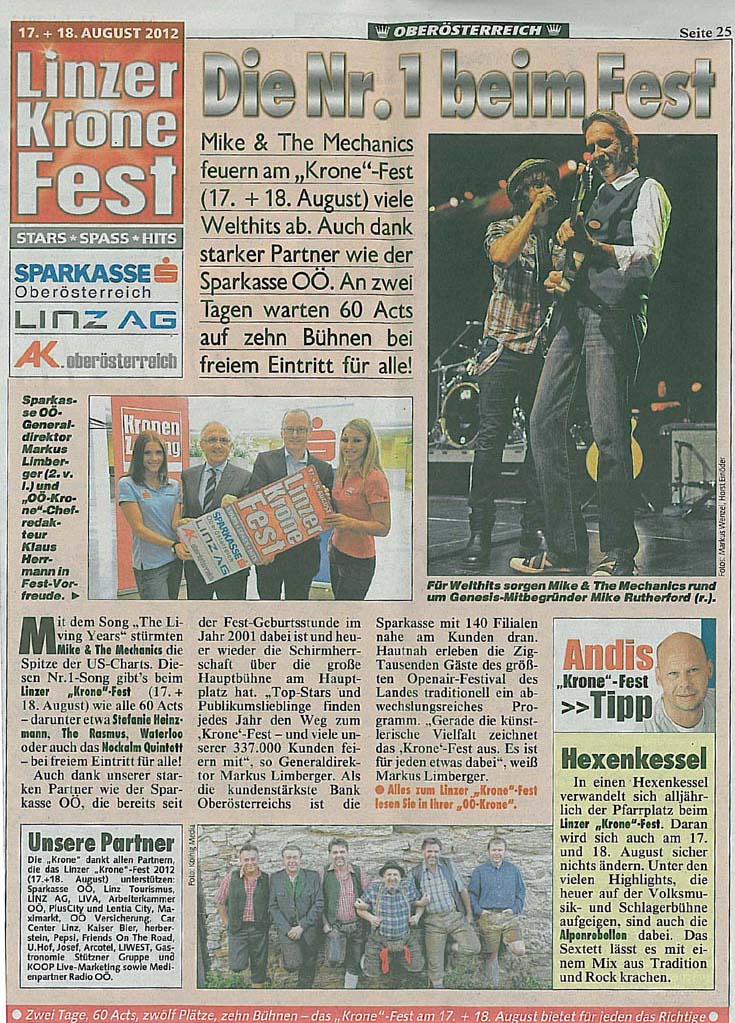 Krone OÖ, 23.7.2012